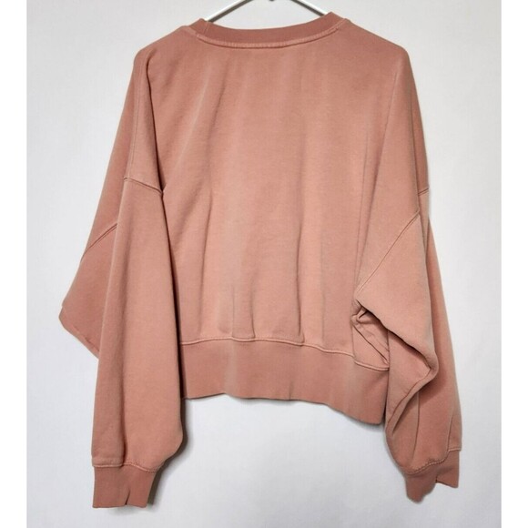 Adidas Womens M Batwing Sweatshirt Embroidered Logo Crewneck Pullover - Picture 2 of 5